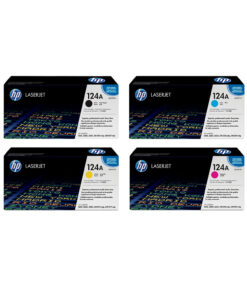 HP 124A BCMY Original LaserJet Toner Cartridge (FULL SET)