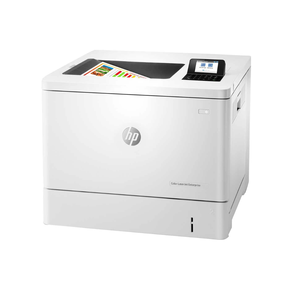 HP Color LaserJet Enterprise M554dn Single Function Printer sides view Bangladesh Paragon Computer
