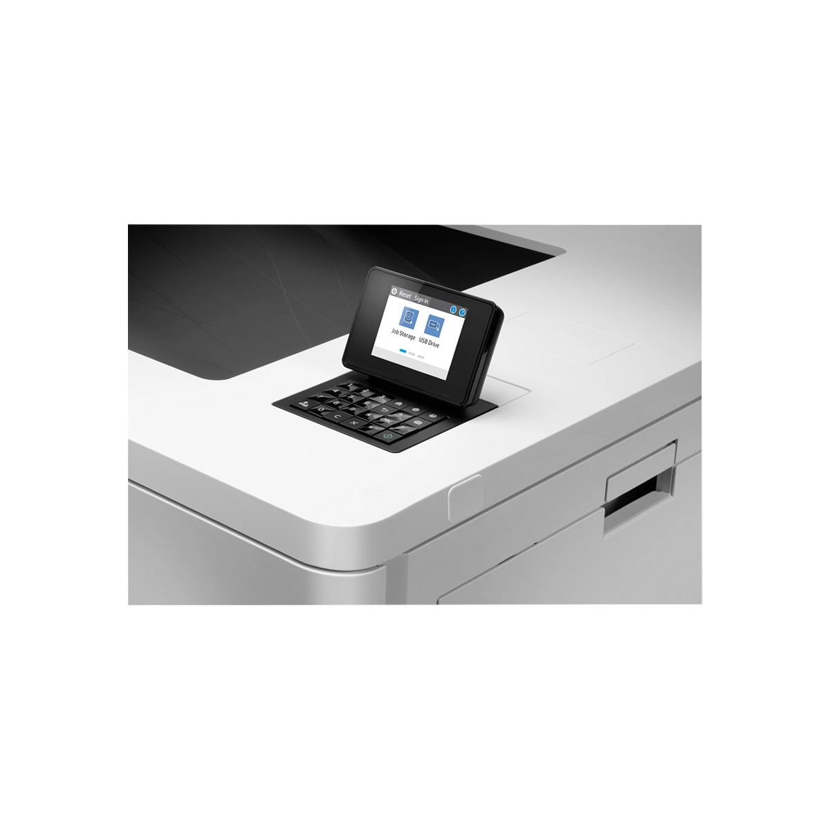 HP Color LaserJet Enterprise M751dn Control Panel View