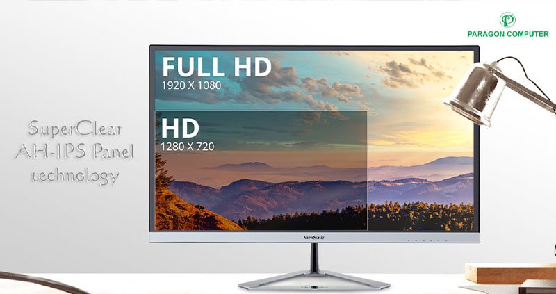 Viewsonic VX2476-h 24″ FHD IPS Monitor- Paragon Computer