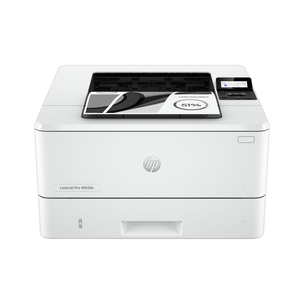 HP Laser Jet Pro 4003dn Single Function Printer Front View Paragon computer