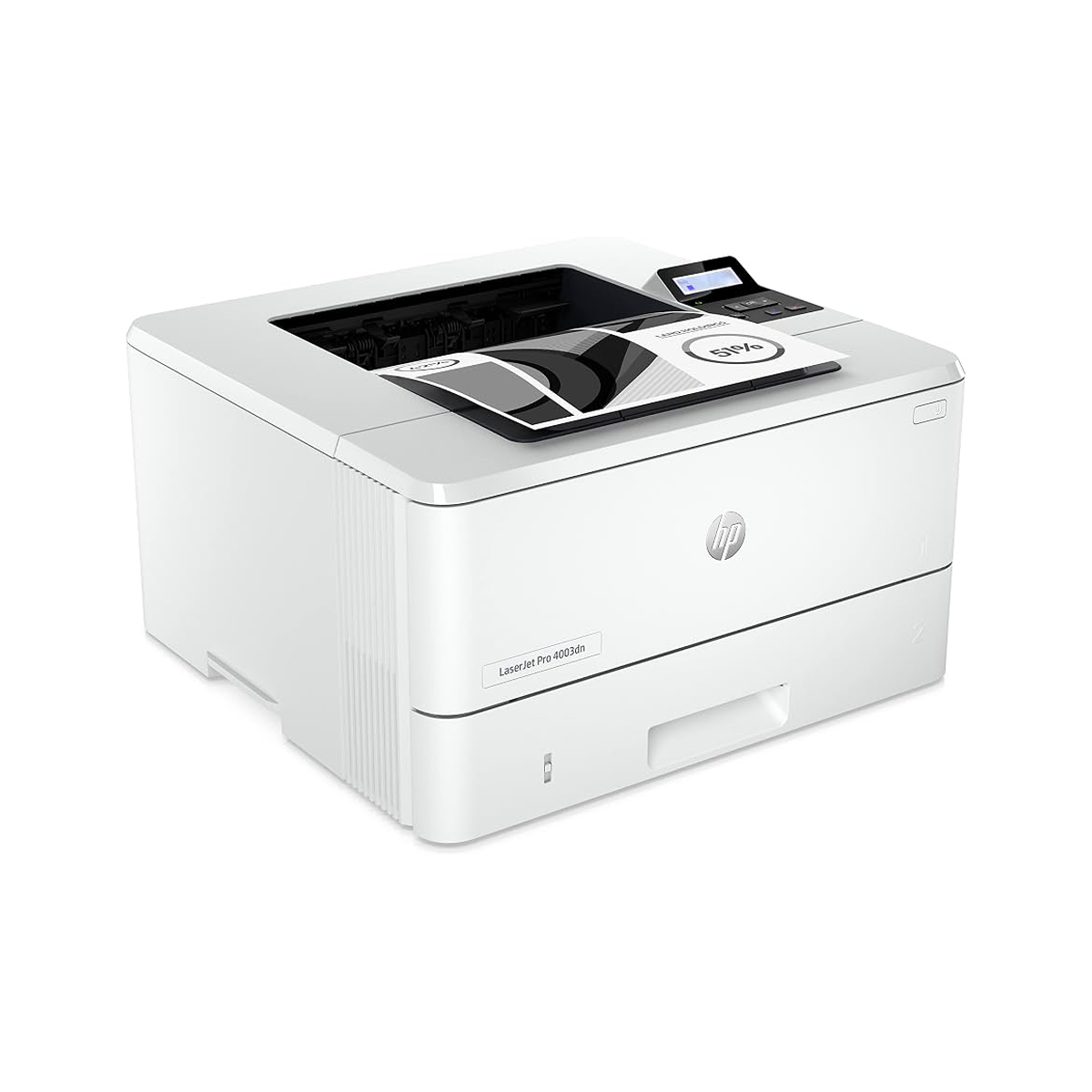 HP Laser Jet Pro 4003dn Single Function Printer Side View Paragon computer