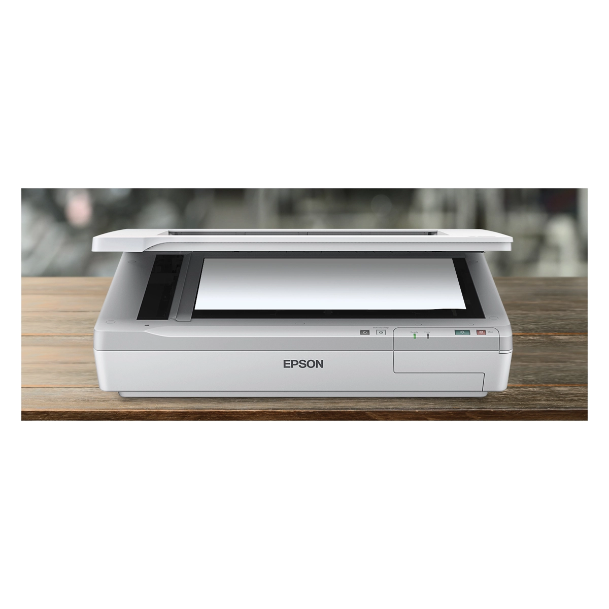 Epson WorkForce DS-50000 Color Document Scanner Desk View