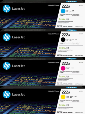 HP 222A LaserJet Toner Full Set