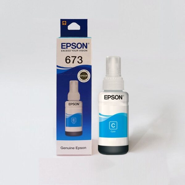 Epson T673 Cyan Ink Bottle