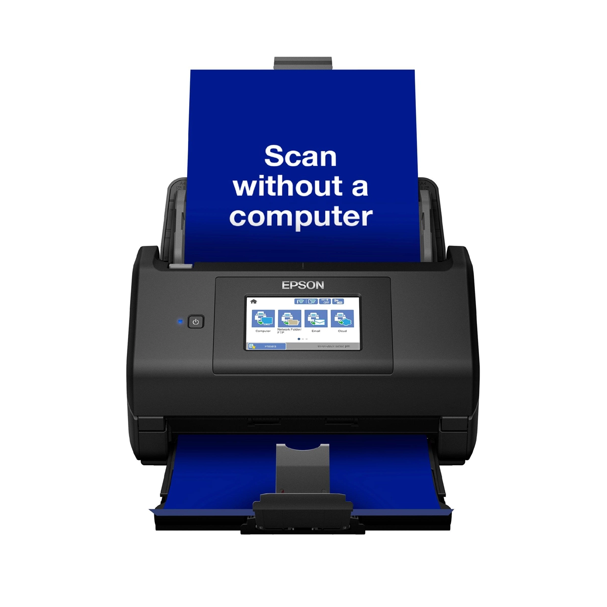 Epson WorkForce ES-580W Wireless Document Scanner Front View