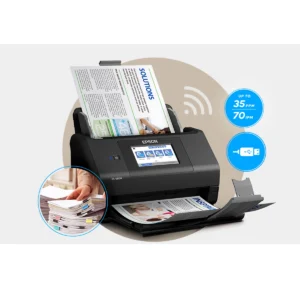 Epson WorkForce ES-580W Wireless Document Scanner Fronts View