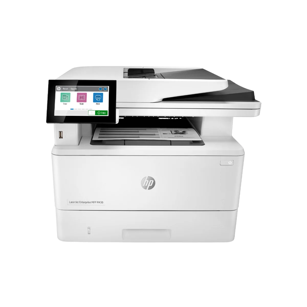 HP LaserJet Enterprise MFP M430f Printer Front Paragon Computer