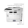 HP LaserJet Enterprise MFP M430f Printer backside Paragon Computer