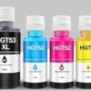 HP GT53XL 135ML BLACK 52 CMY Ink Bottle Full Set