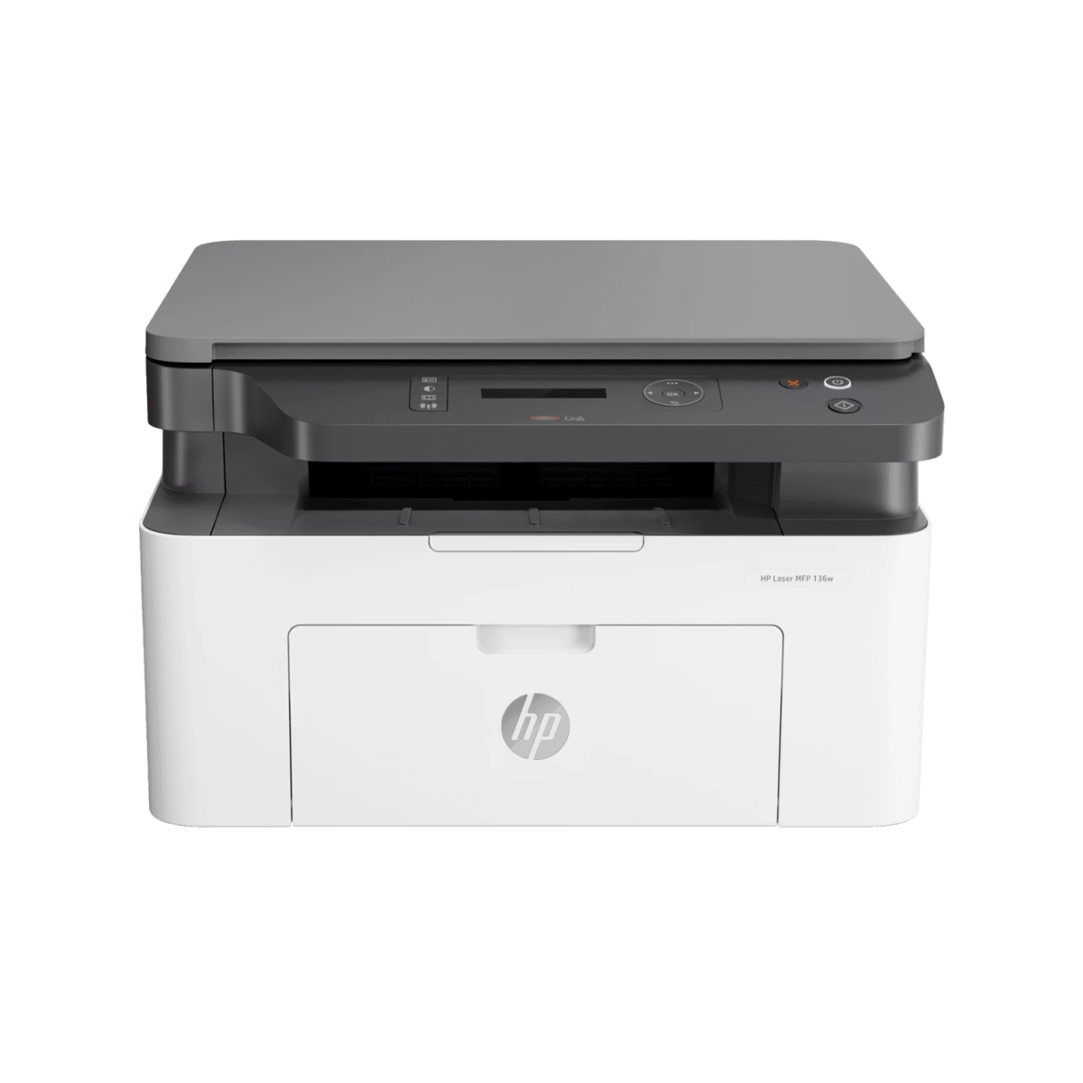 HP Laser MFP 136w Multifunction Laser Printer Front View