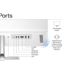 HP Series 5 527sa 27″ 100Hz FHD IPS Monitor Ports Paragon Computer