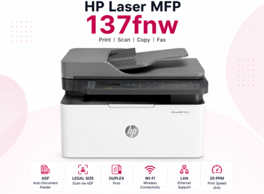 hp 137fnw printer price in bd paracom puter