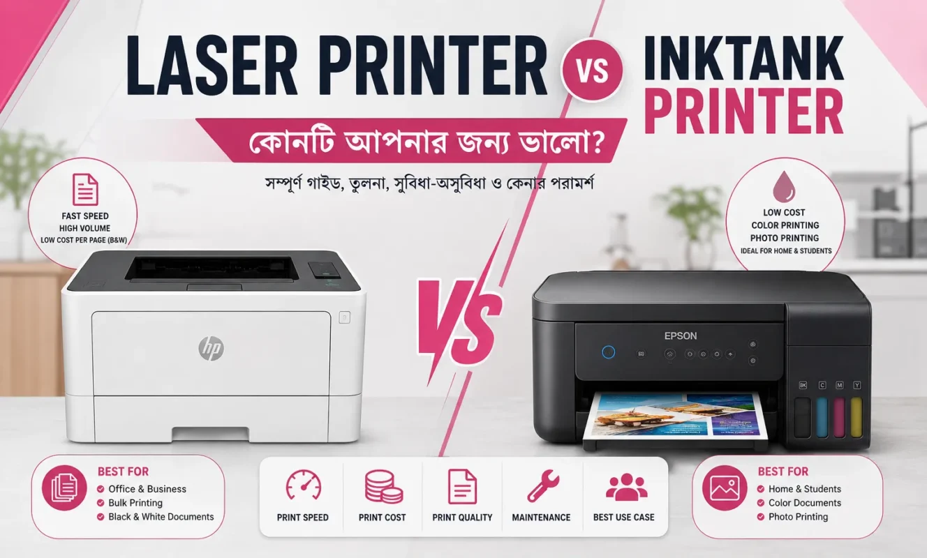 laser printer vs ink tank printer buying guide